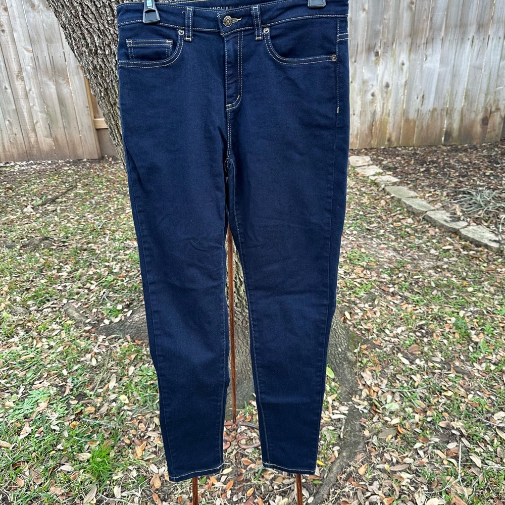 Michael Kors size 8 dark denim skinny jeans